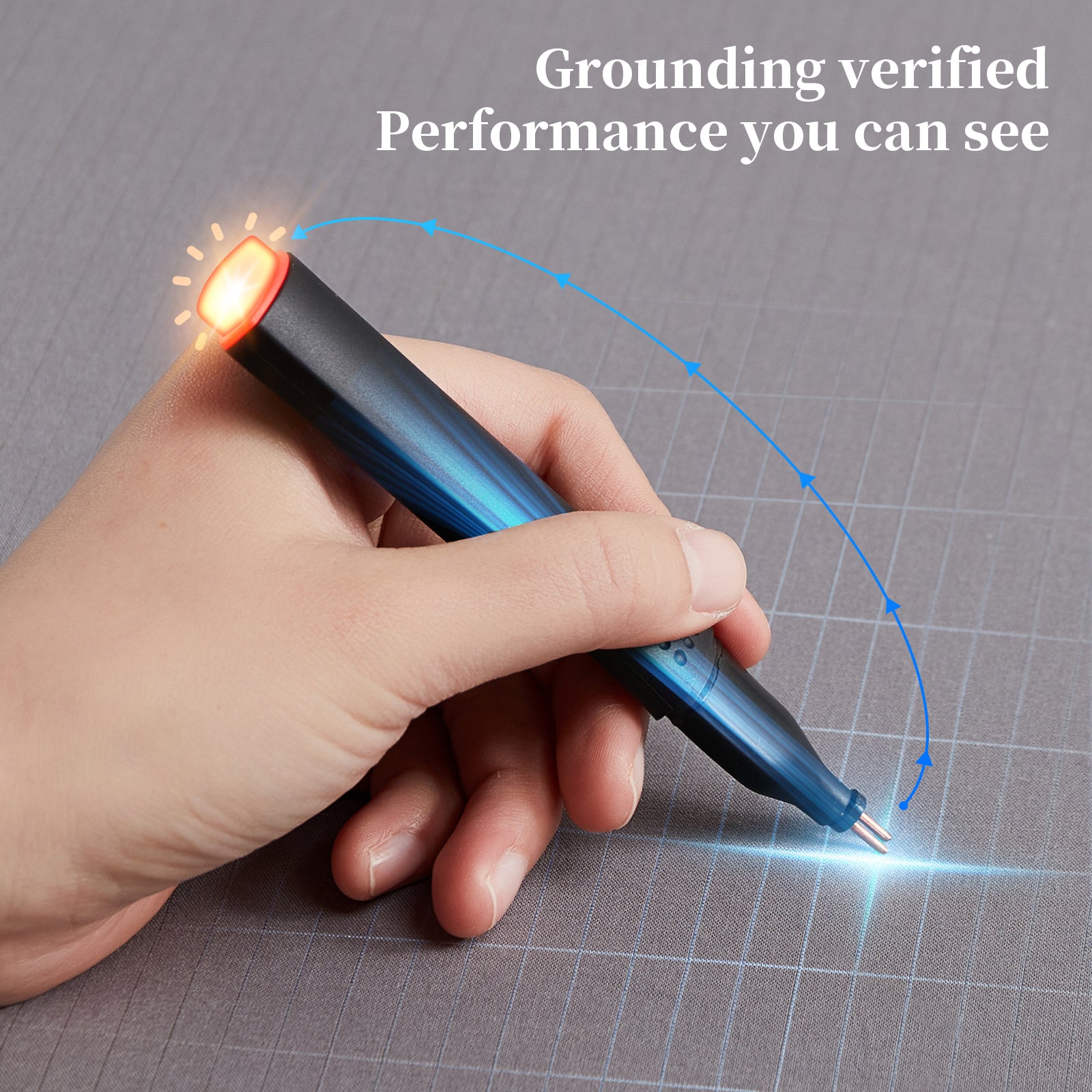 Grounding pen testing performance, Grounding verified