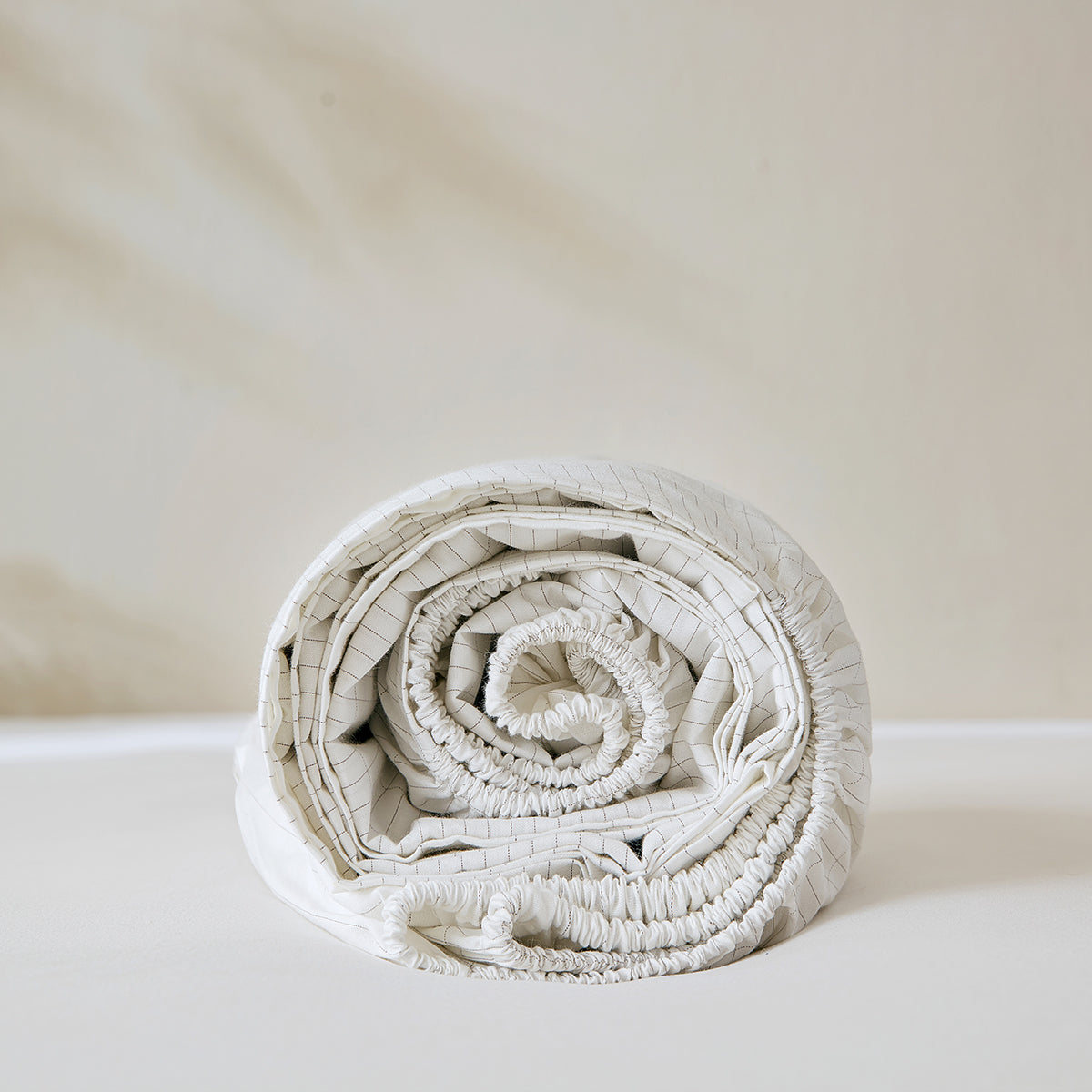 Rolled Grounding Bamboo Fitted Sheet